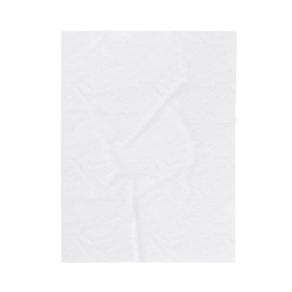 Holiday Surf Santa Velveteen Plush Blanket — Tropical Christmas Throw