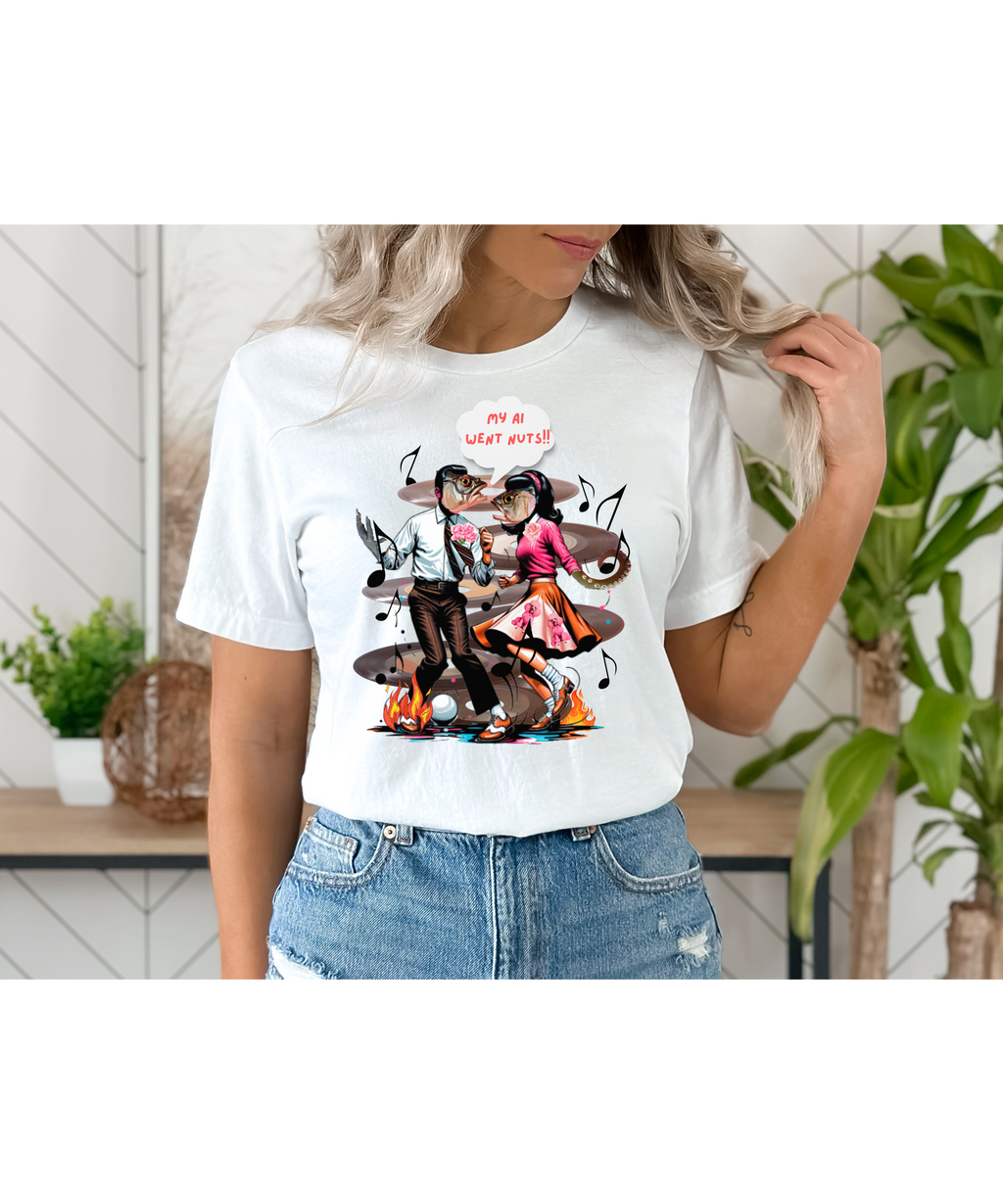 Funny AI Shirt, Funny Artist Shirt, AI Humor gift, gift for artist, gift for designer, AI Unisex t-shirtUnisex t-shirt
