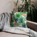 Tropical Pillow Case, Hawaiian Leaves Pillow Case, Hawaii Pillow Case, Monstera and palm pillow case, Monstera leaves pillow case, 18 inchPillow Case