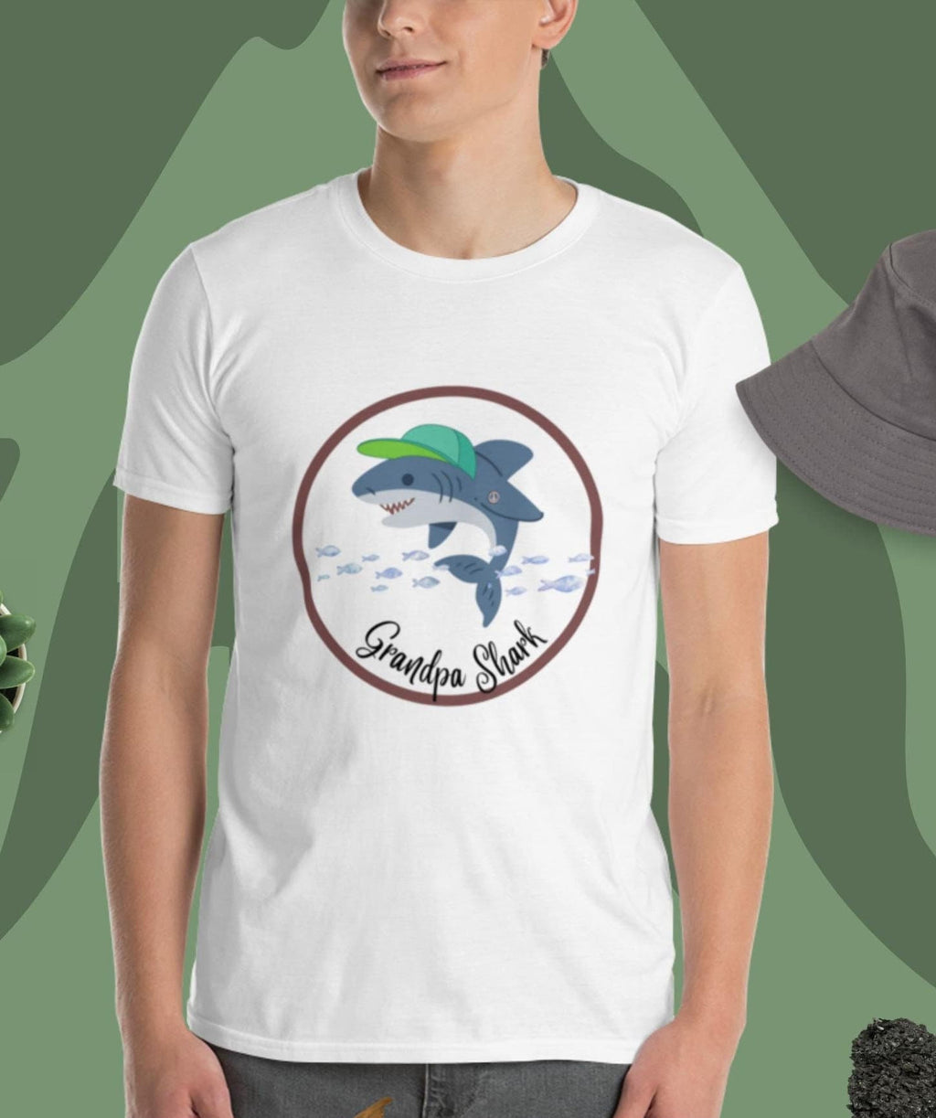 Grandpa Shark T-Shirt: Abuelo Papa Gift