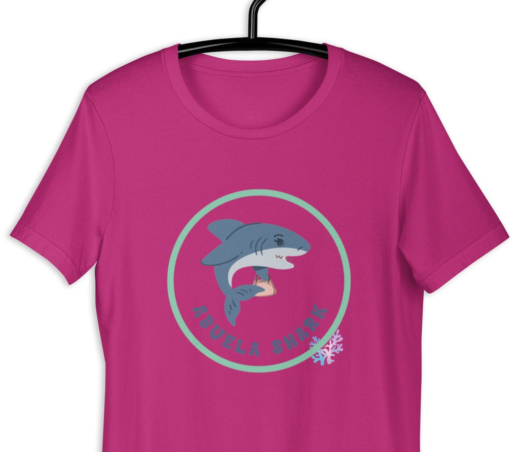 Abuela Shark T-Shirt, Funny Grandma Shark tee Spanish shark shirts