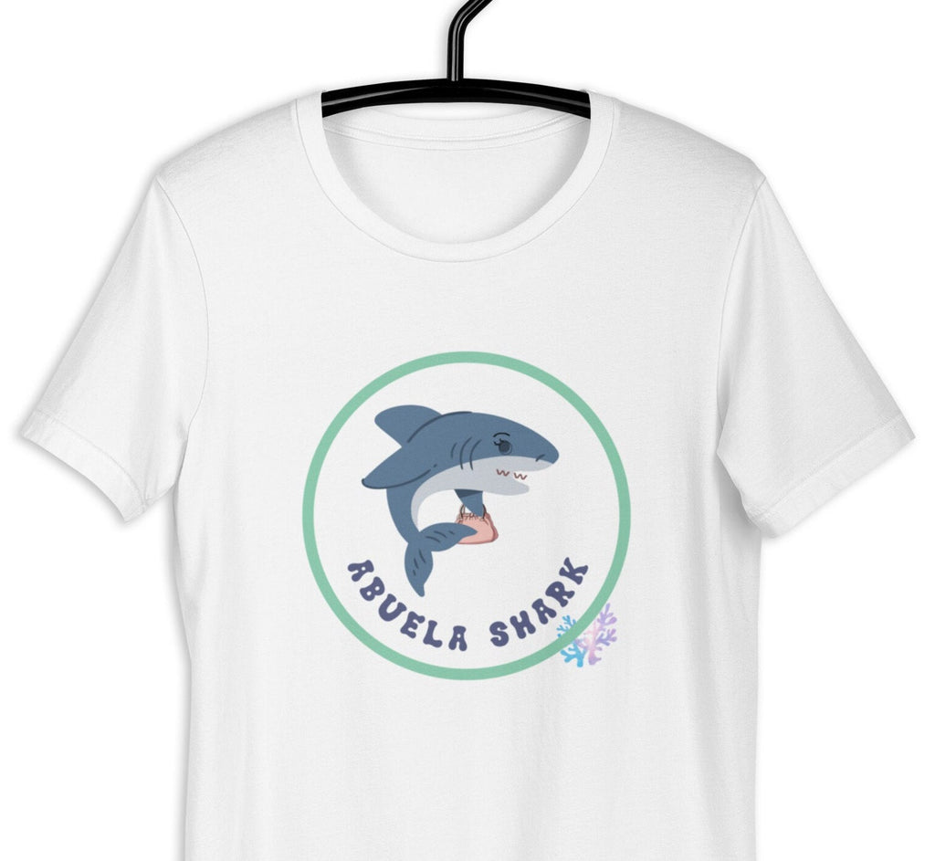 Abuela Shark T-Shirt, Funny Grandma Shark tee Spanish shark shirts