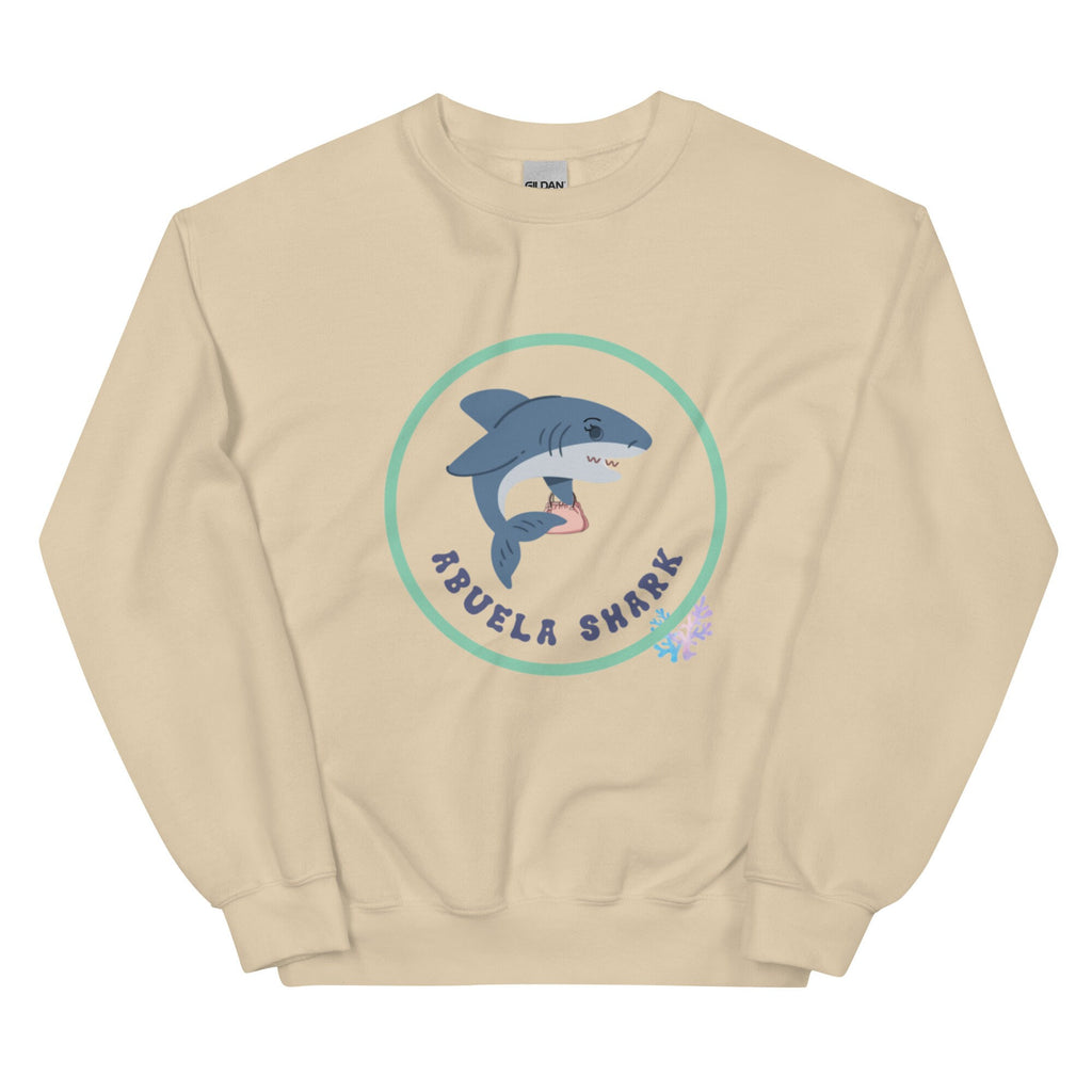 Abuela Shark Sweatshirt, cute Abuela Grandma gift, Abuela shark with purse sweatshirt,  Abuela sweater