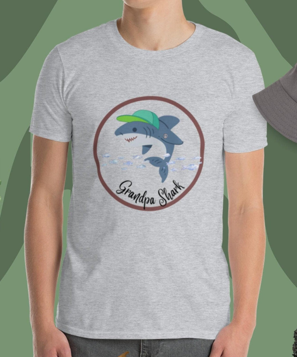 Grandpa Shark T-Shirt: Abuelo Papa Gift