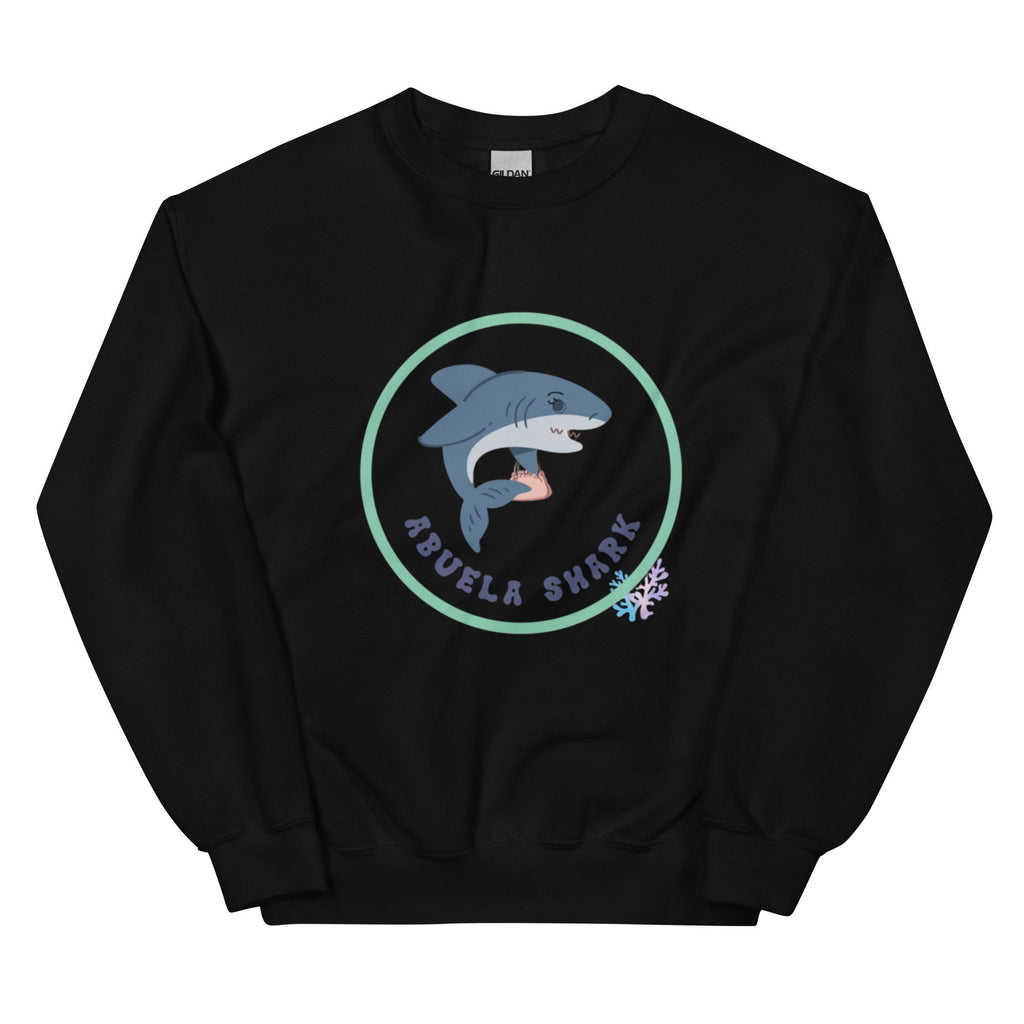 Abuela Shark Sweatshirt, cute Abuela Grandma gift, Abuela shark with purse sweatshirt,  Abuela sweater