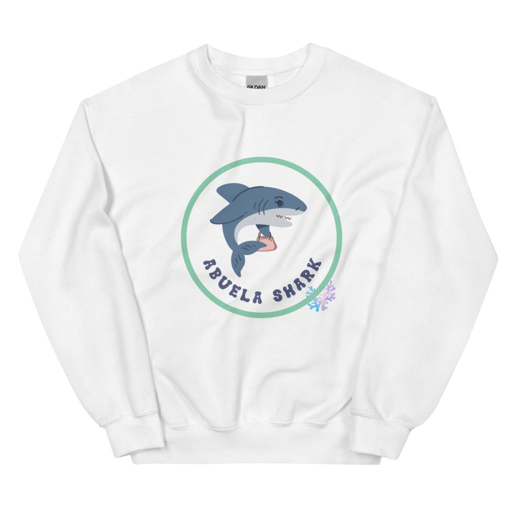 Abuela Shark Sweatshirt, cute Abuela Grandma gift, Abuela shark with purse sweatshirt,  Abuela sweater