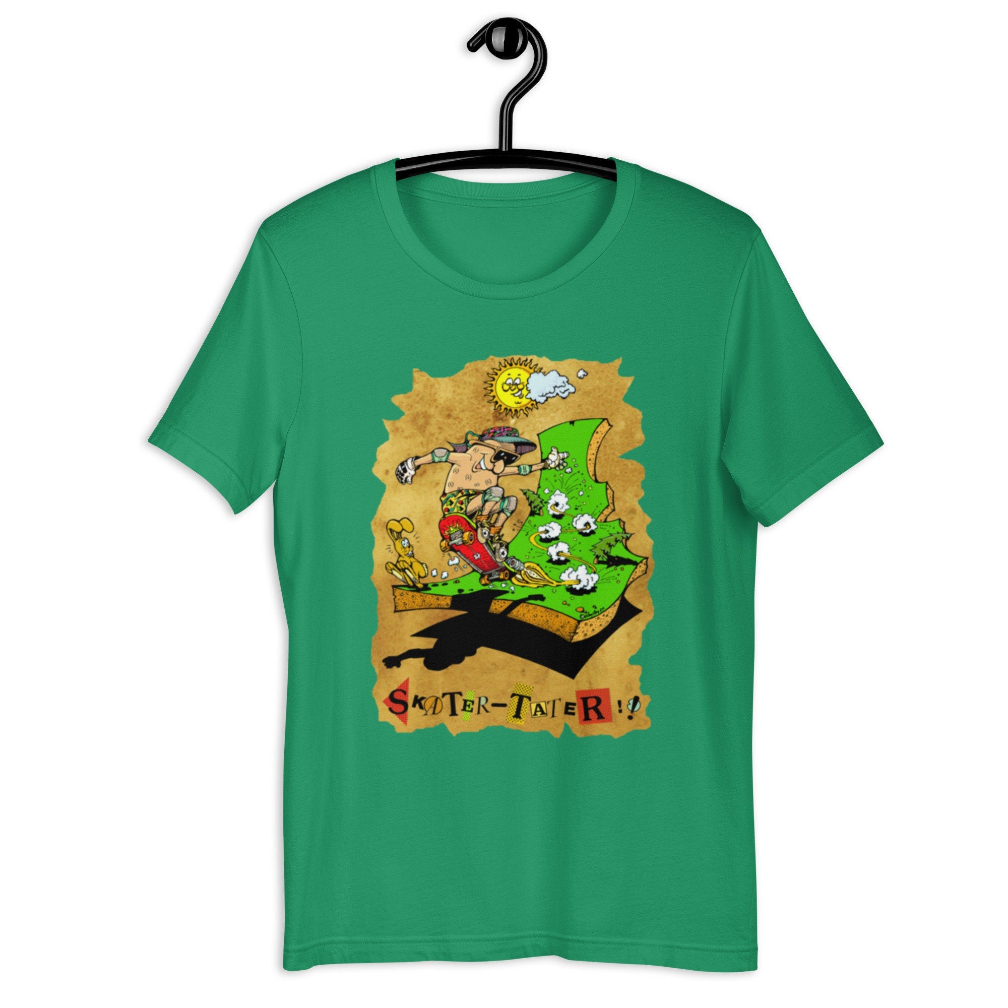 Idaho Skater T-Shirt: Vintage Potato Graphic Tee
