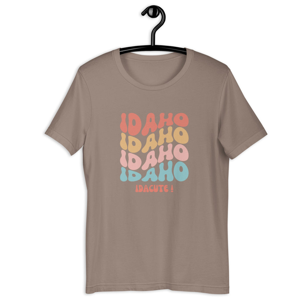 Idacute Idaho T-Shirt: Retro Style Tee, Idaho Gift