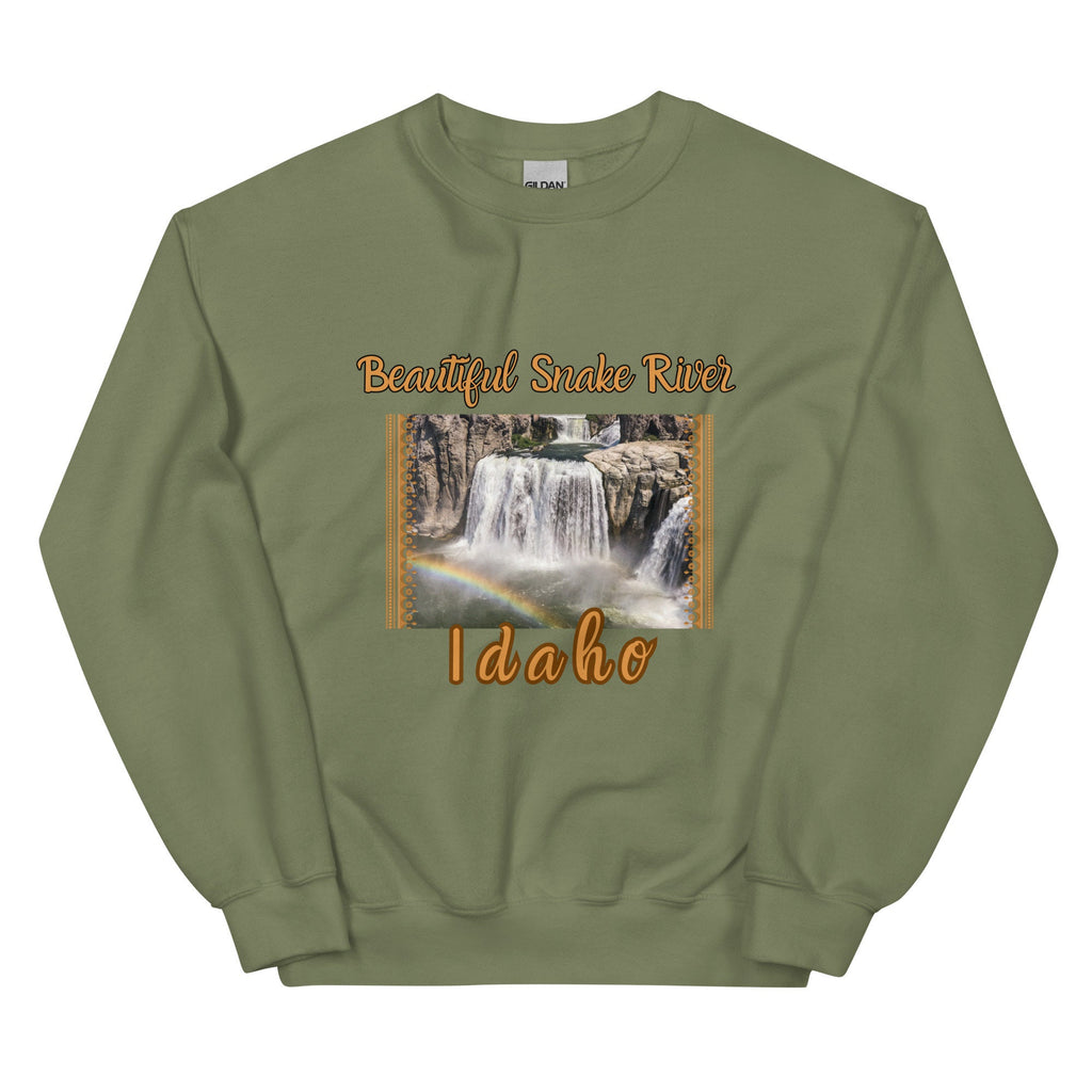 Snake River Idaho Sweatshirt: Shoshone Falls Gift