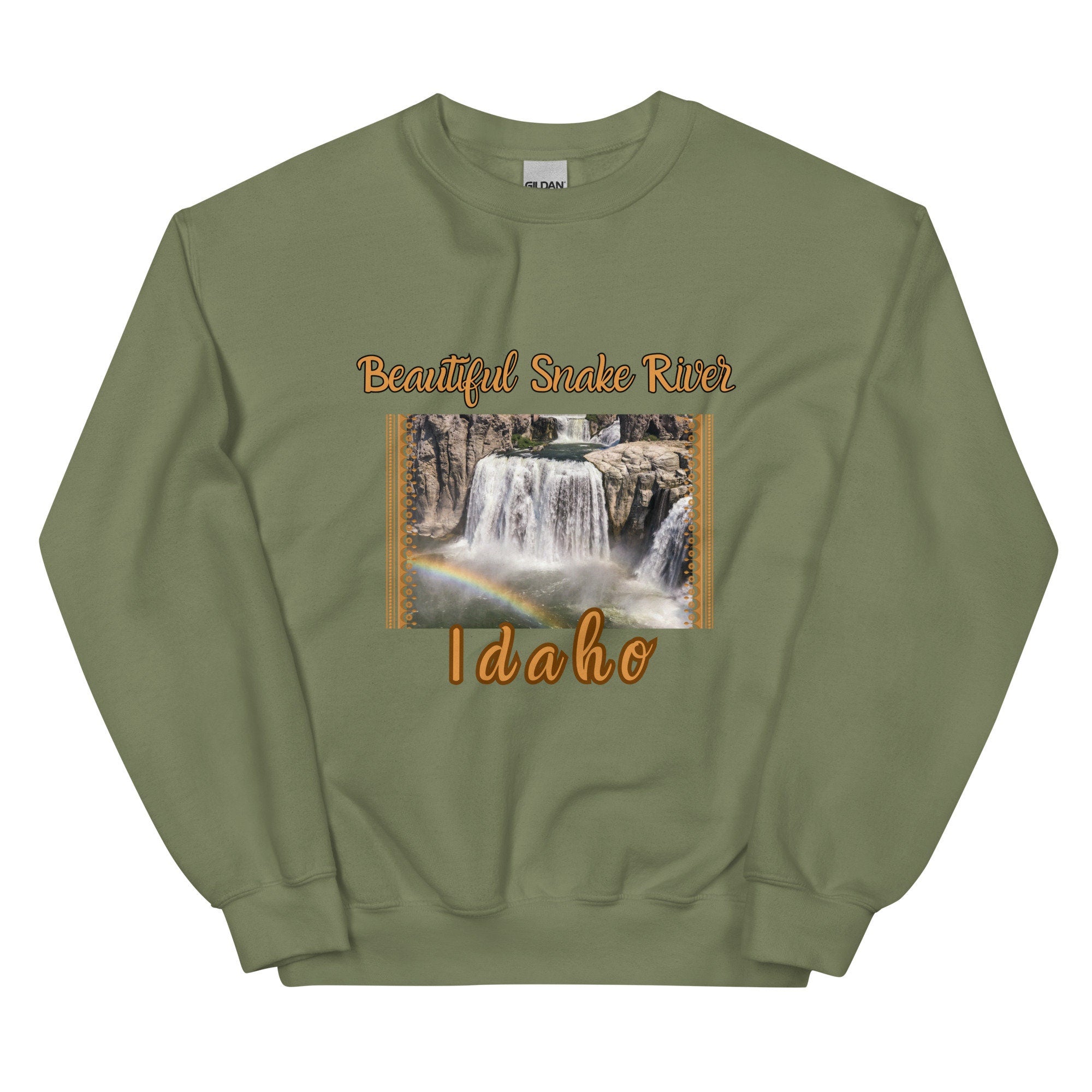 Snake River Idaho Sweatshirt: Shoshone Falls Gift