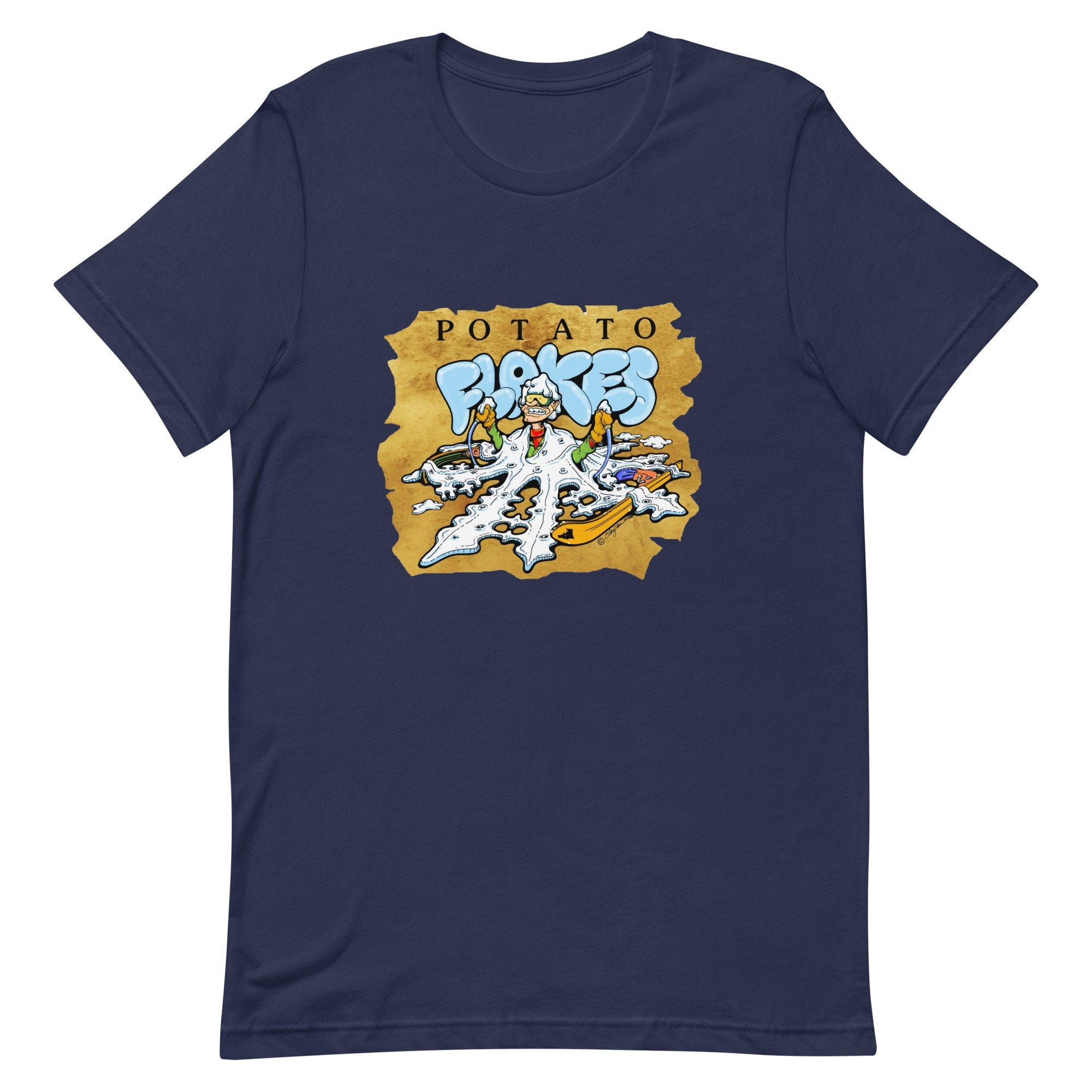 Funny Idaho Potato Cartoon Shirt: Vintage Spud Art Tee