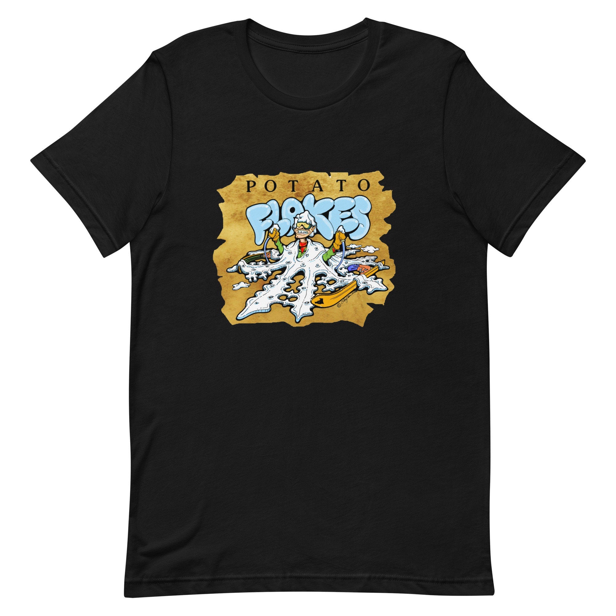 Funny Idaho Potato Cartoon Shirt: Vintage Spud Art Tee