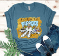 Funny Idaho Potato Cartoon Shirt: Vintage Spud Art Tee