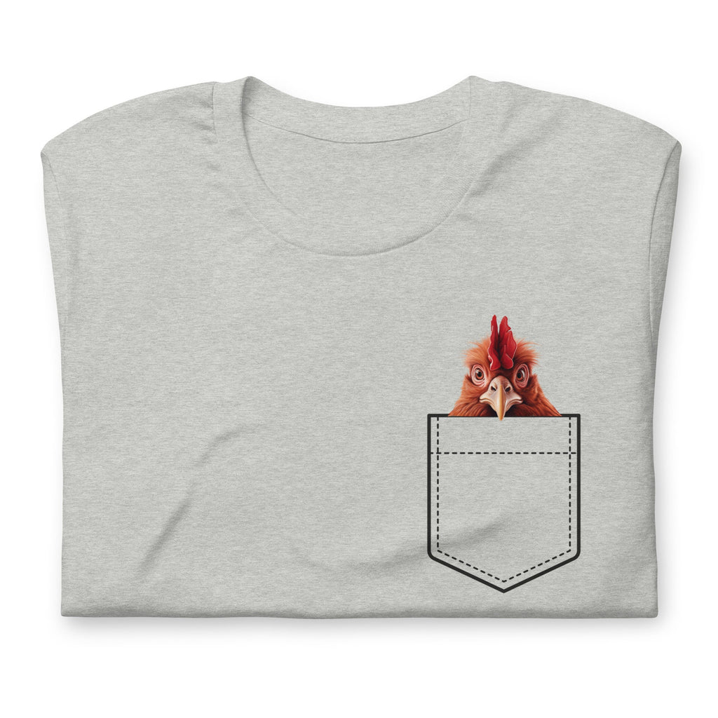 Funny Chicken Pocket T-Shirt: Personalized Chicken Lover Gift