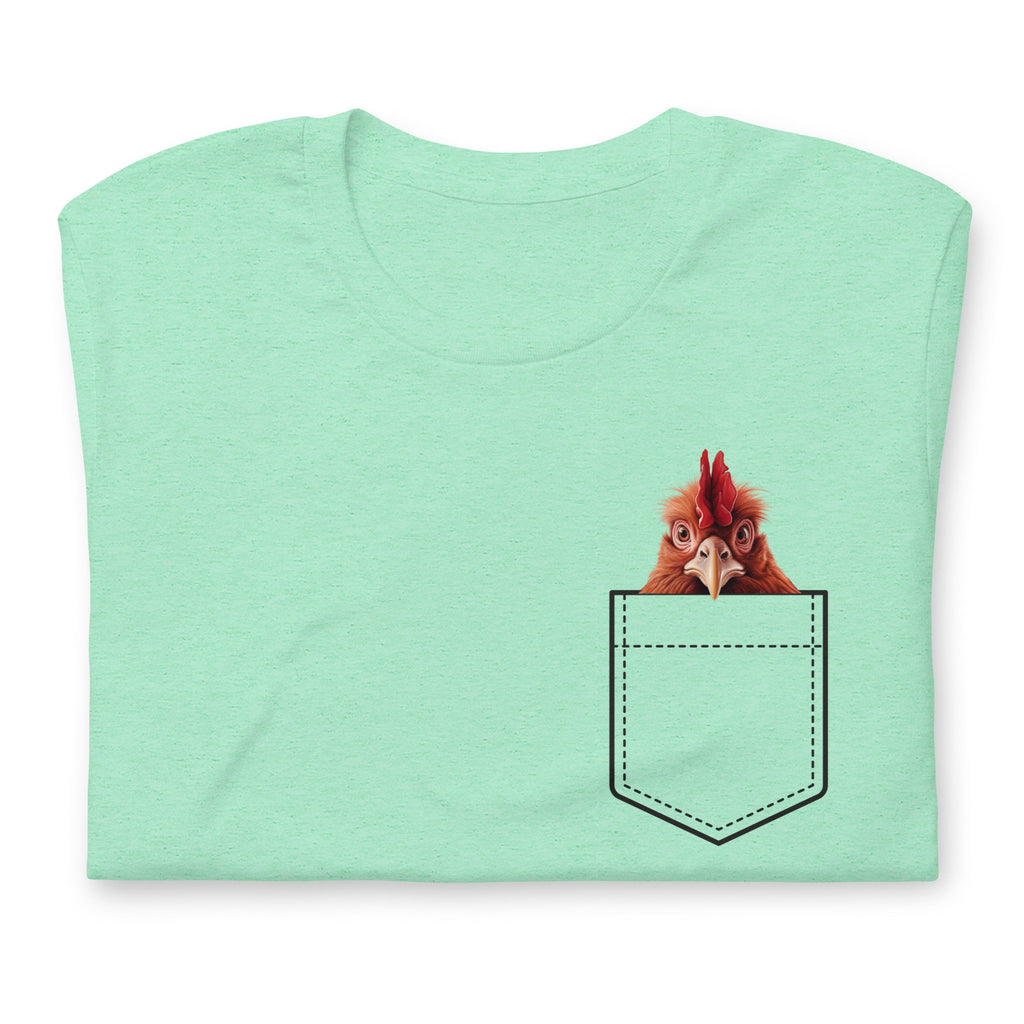 Funny Chicken Pocket T-Shirt: Personalized Chicken Lover Gift