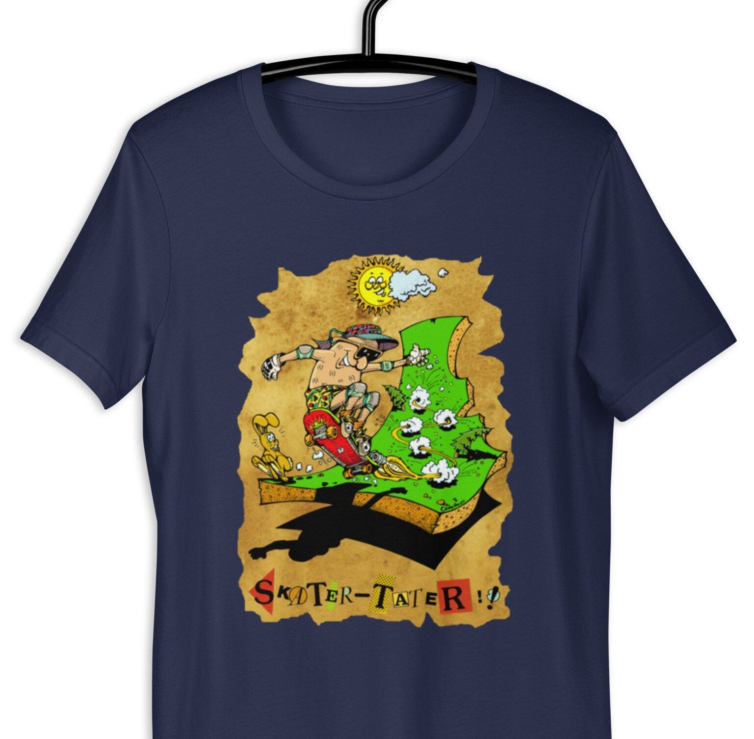 Idaho Skater T-Shirt: Vintage Potato Graphic Tee