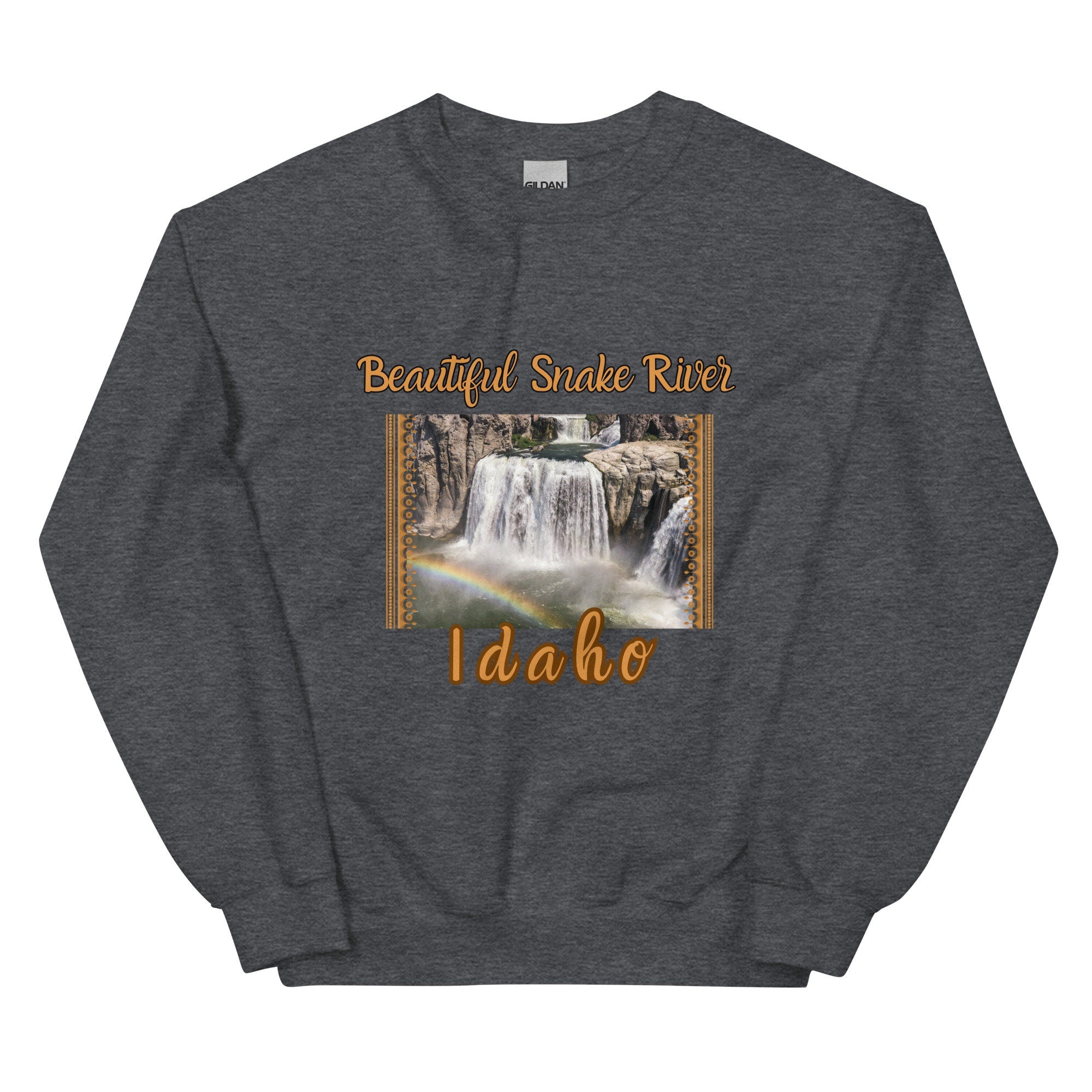 Snake River Idaho Sweatshirt: Shoshone Falls Gift