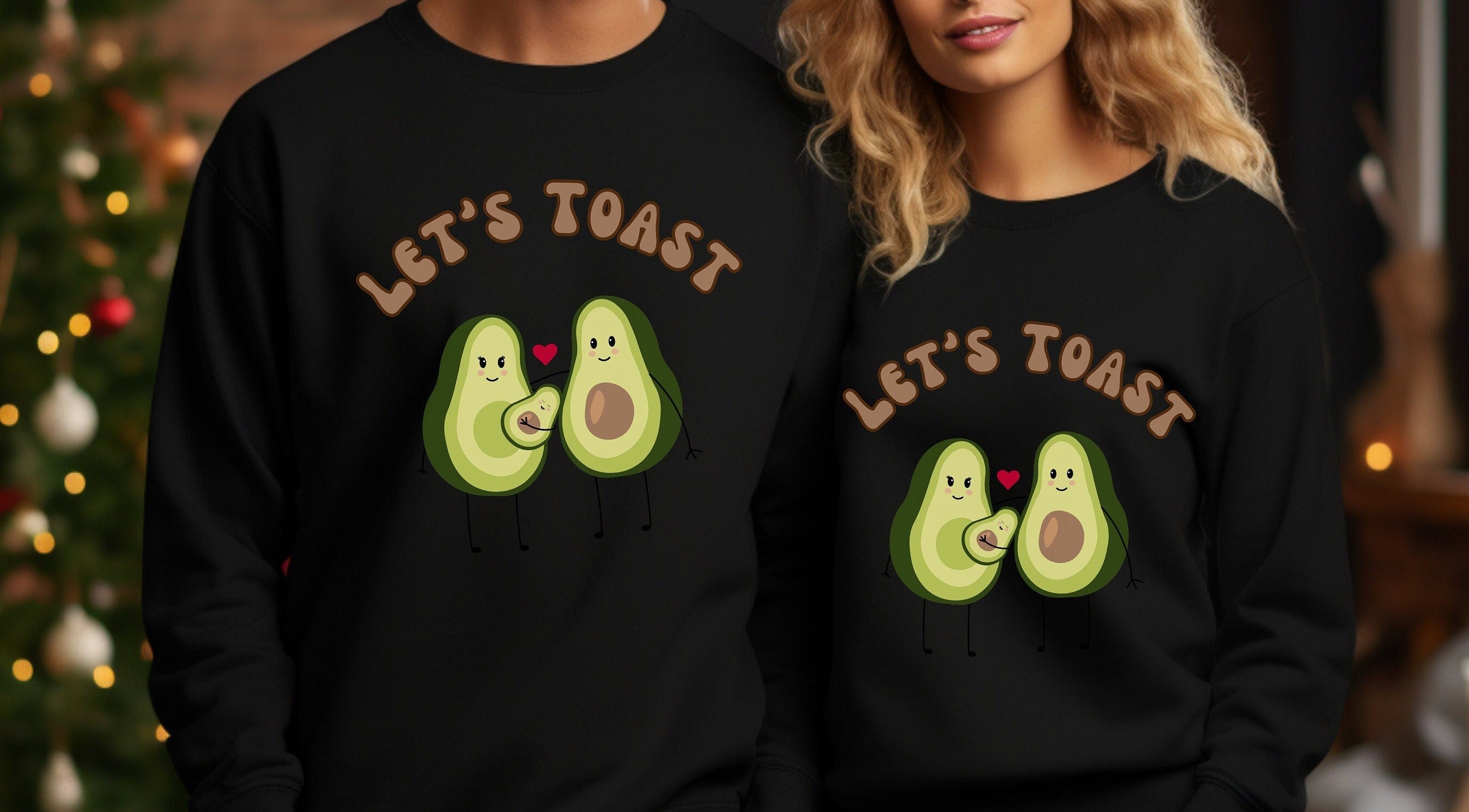 Avocado Sweatshirt, Funny avocado couple Sweater Avocado Toast Lover Gift