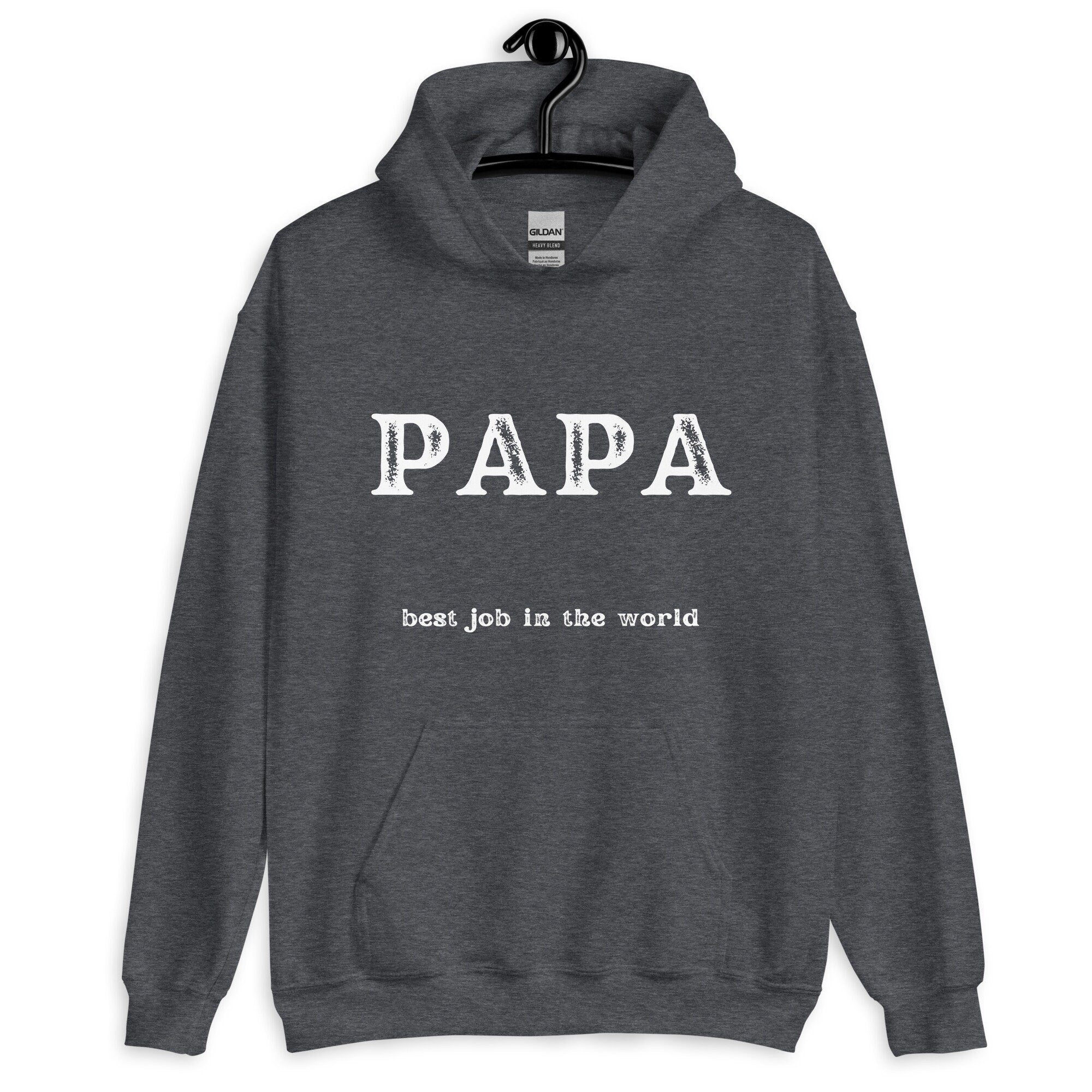 Mens Hoodie Papa Hoodie, gift for Papa, Gift for Grandpa, gift for Dad, papa sweatshirt hoodie mens black hoodie for Papa, gift for father