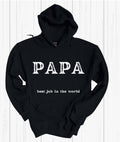 Mens Hoodie Papa Hoodie, gift for Papa, Gift for Grandpa, gift for Dad, papa sweatshirt hoodie mens black hoodie for Papa, gift for father