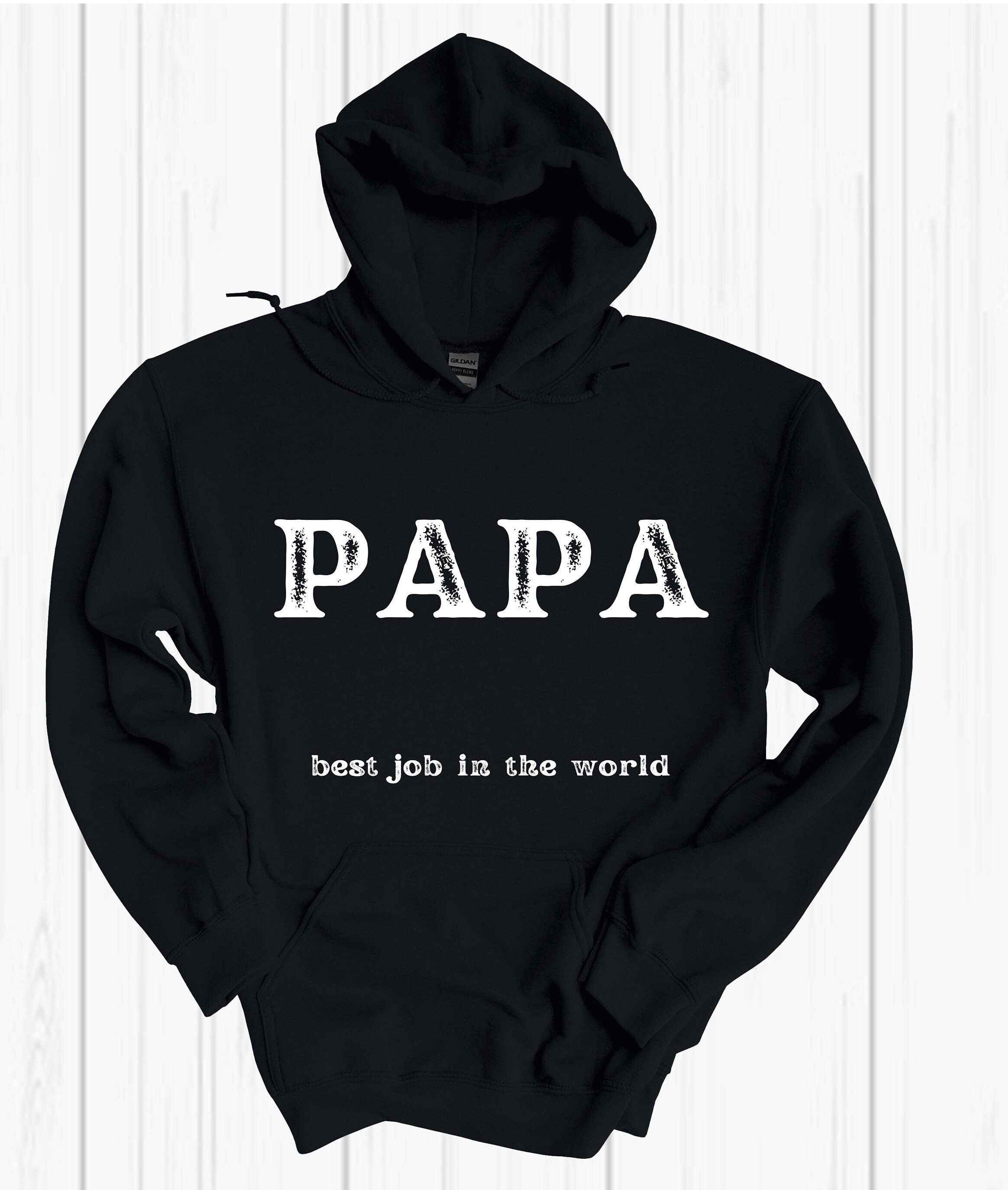 Mens Hoodie Papa Hoodie, gift for Papa, Gift for Grandpa, gift for Dad, papa sweatshirt hoodie mens black hoodie for Papa, gift for father