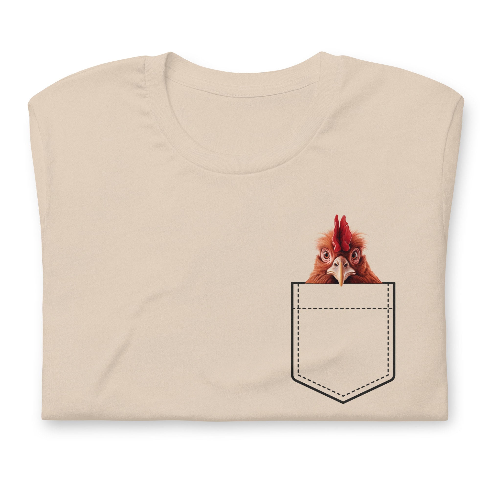 Funny Chicken Pocket T-Shirt: Personalized Chicken Lover Gift