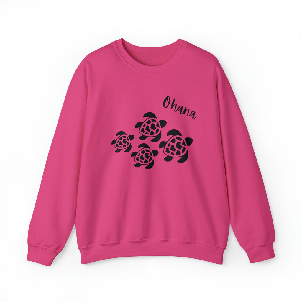 Ohana Turtles Sweatshirt: Hawaiian Family of Four Sweater