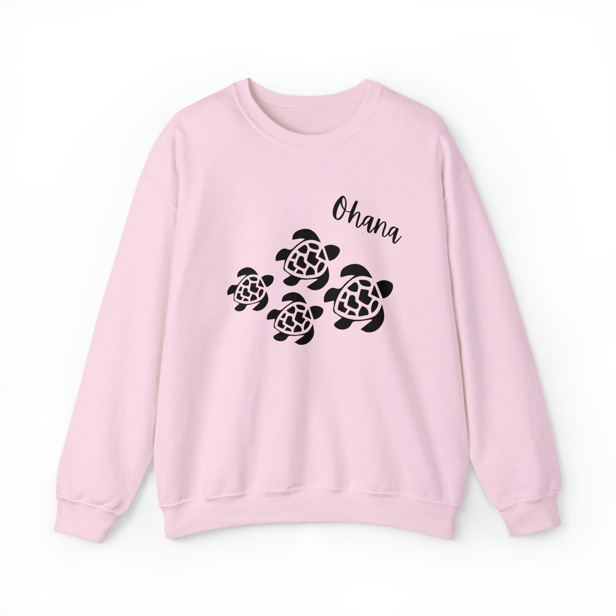 Ohana Turtles Sweatshirt: Hawaiian Family of Four Sweater