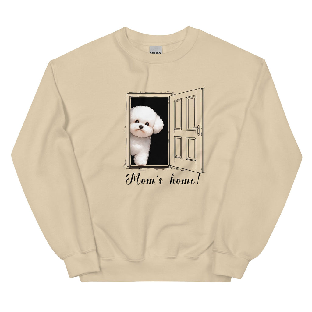 cute puppy shirt, Bichon Frise' Sweatshirt, cute Bichon sweatshirt,  gift for Bichon owner, gift for dog mom, puppy sweatshirt, puppy hoodie