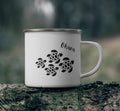 Personalized  Camping Mug,  Ohana mug, Ohana Family in Hawaiian mug, Four Turtles Mug, hot chocolate mug, Hawaii mug, unbreakable kids mug