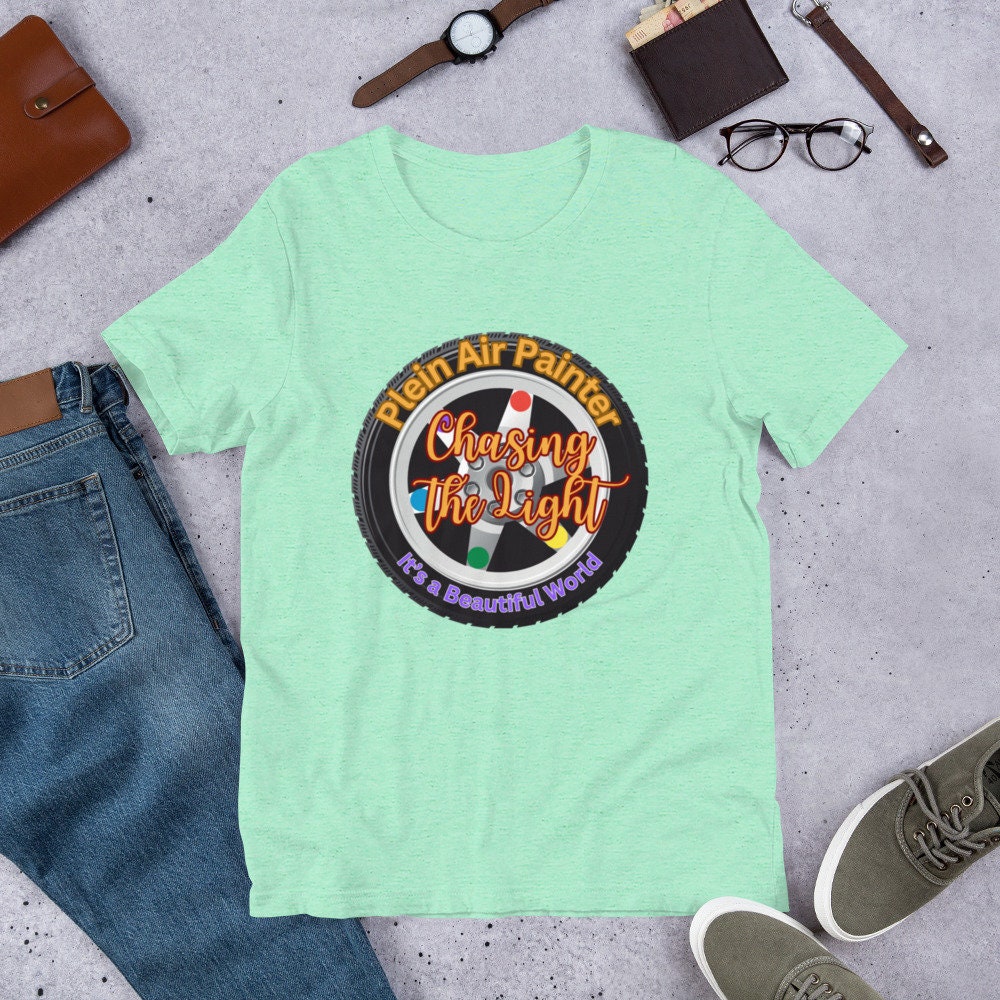 Plein Air Painter T-Shirt: Chasing the Light Graphic Tee