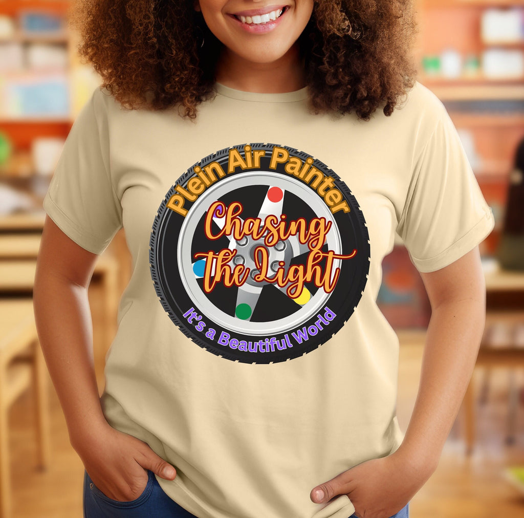 Plein Air Painter T-Shirt: Chasing the Light Graphic Tee