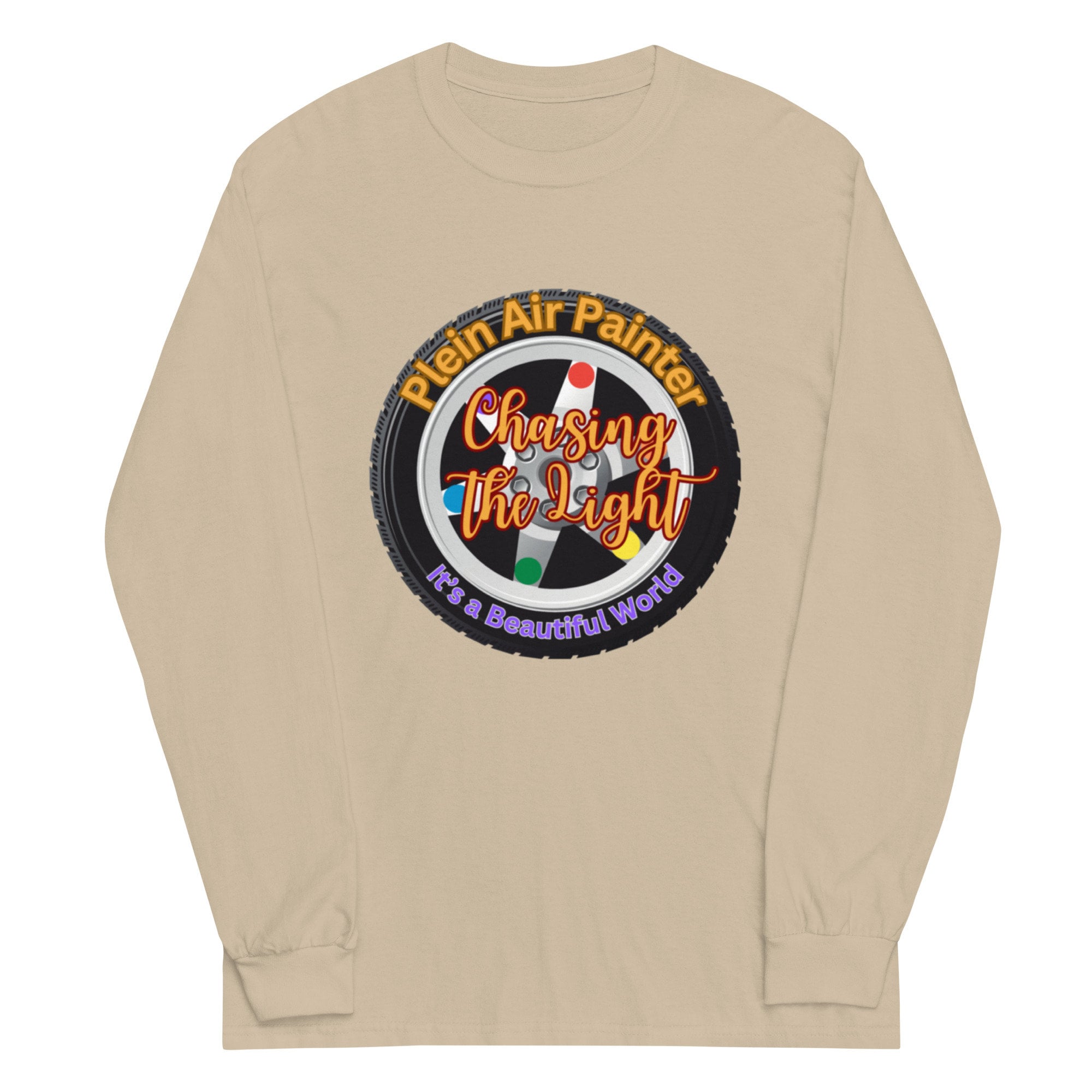 Plein Air Painter Long Sleeve Shirt: Chasing the Light