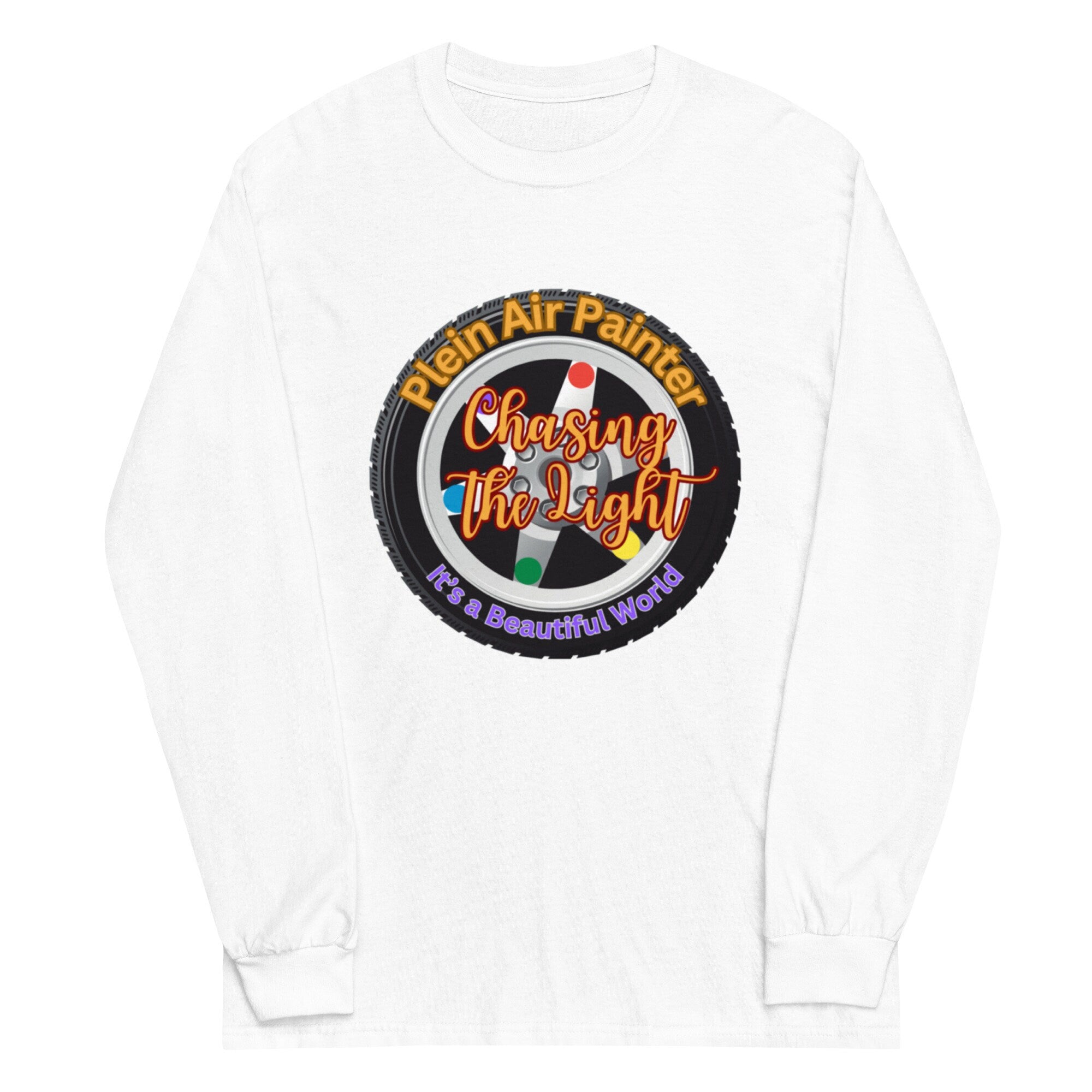 Plein Air Painter Long Sleeve Shirt: Chasing the Light
