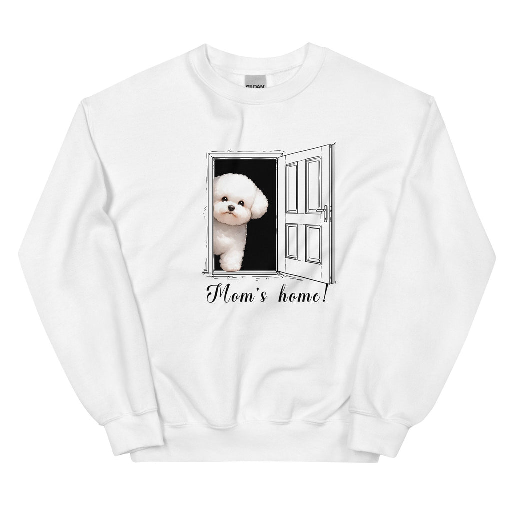 cute puppy shirt, Bichon Frise' Sweatshirt, cute Bichon sweatshirt,  gift for Bichon owner, gift for dog mom, puppy sweatshirt, puppy hoodie