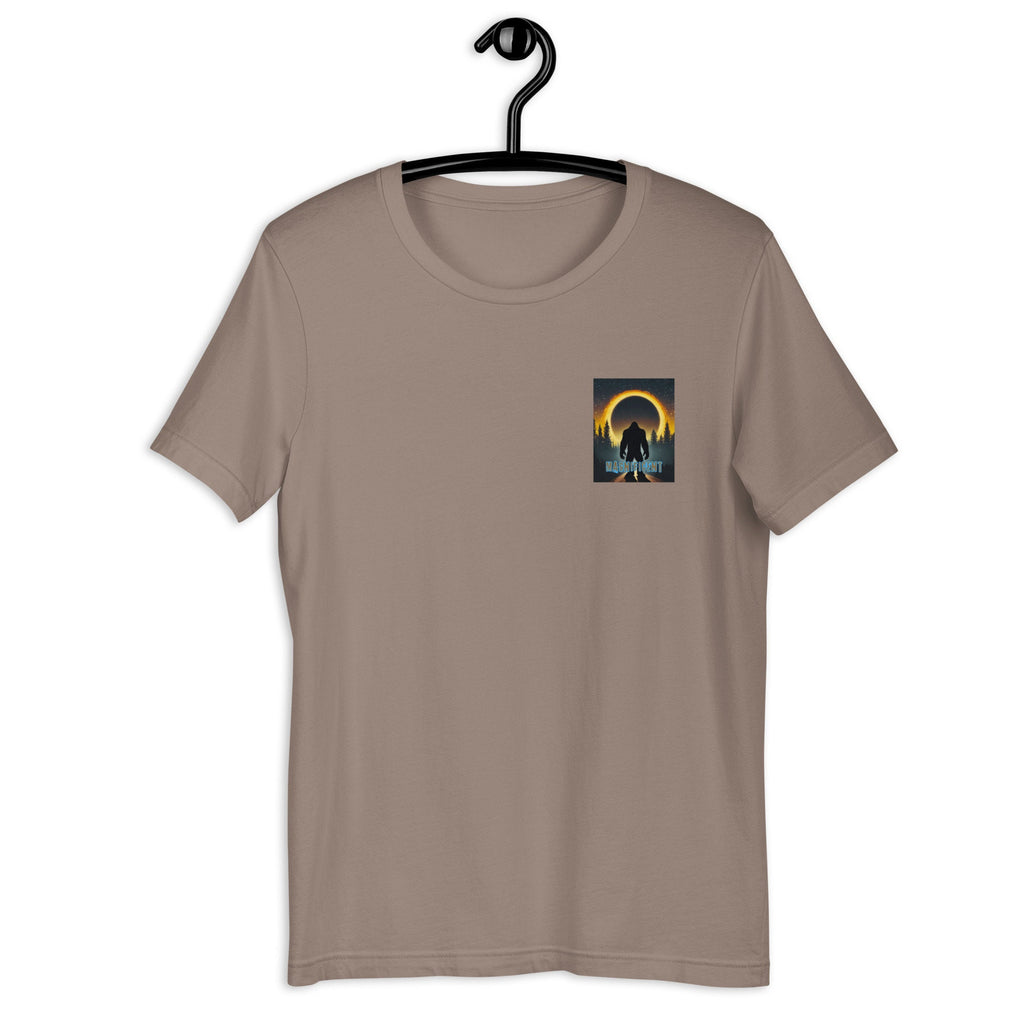 Bigfoot Eclipse T-Shirt: Front & Back Print, Unisex Design