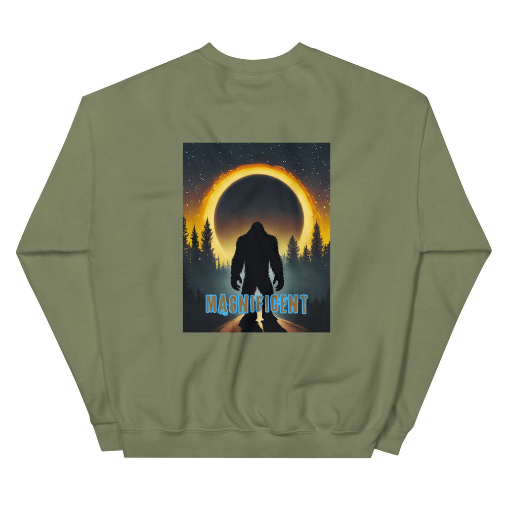 Bigfoot Eclipse Sweatshirt: Front & Back Print