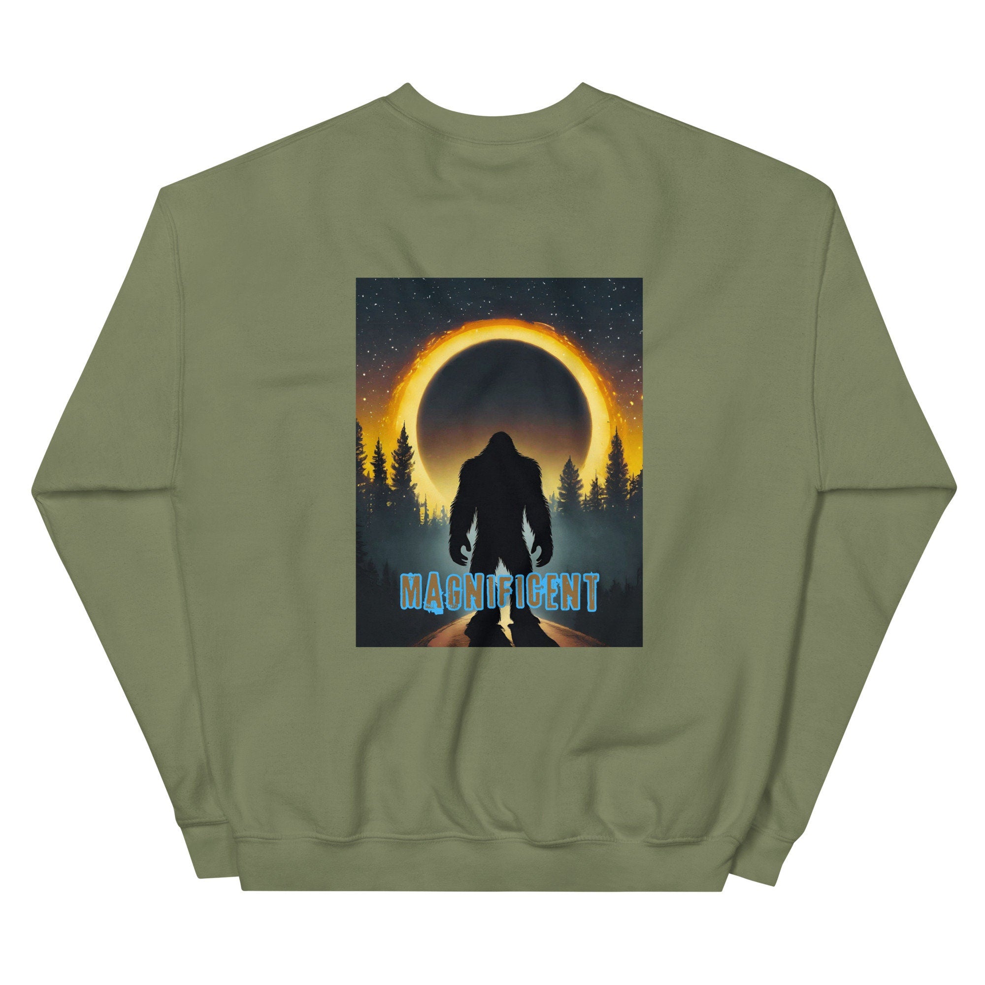 Bigfoot Eclipse Sweatshirt: Front & Back Print