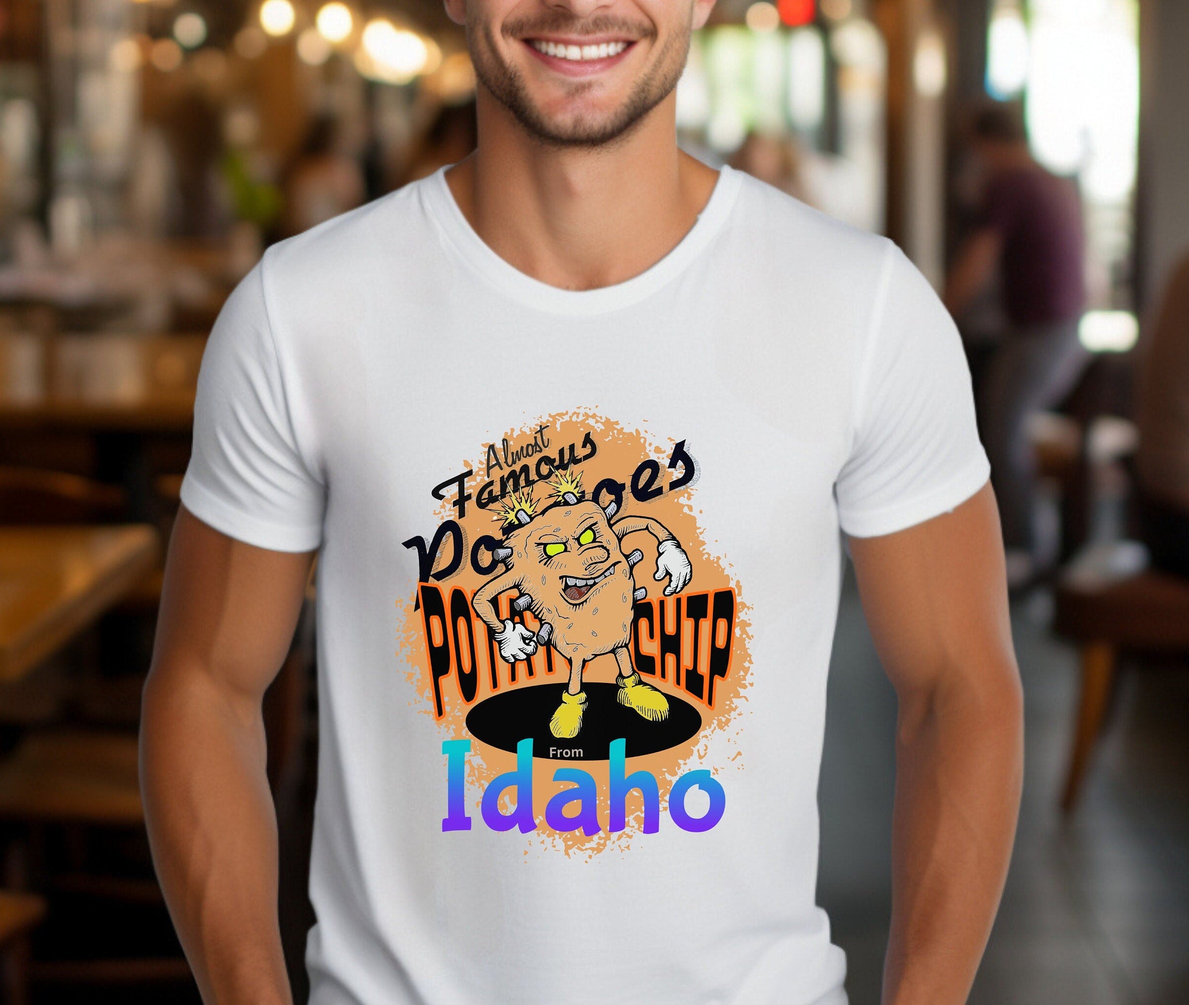 Funny Potato Chip Shirt: Idaho Artist Design