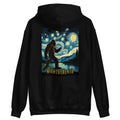 Starry Night Bigfoot Hoodie: Unisex Sasquatch Sweatshirt