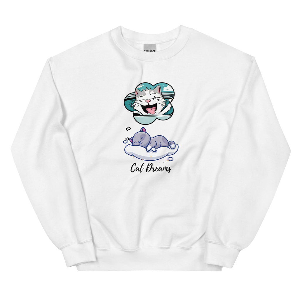 Funny Cat Cartoon Sweatshirt: Cat Lover Gift