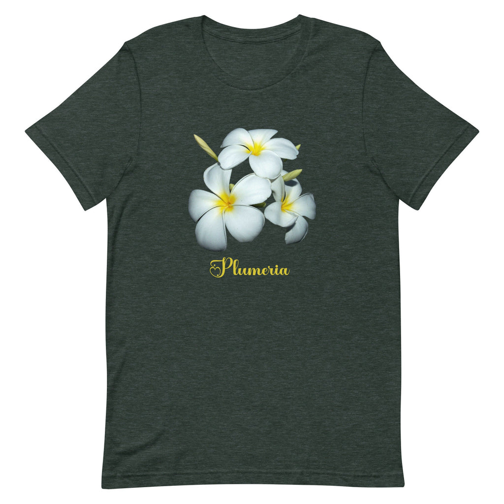 Plumeria Flower Shirt: Hawaiian Tropical Design