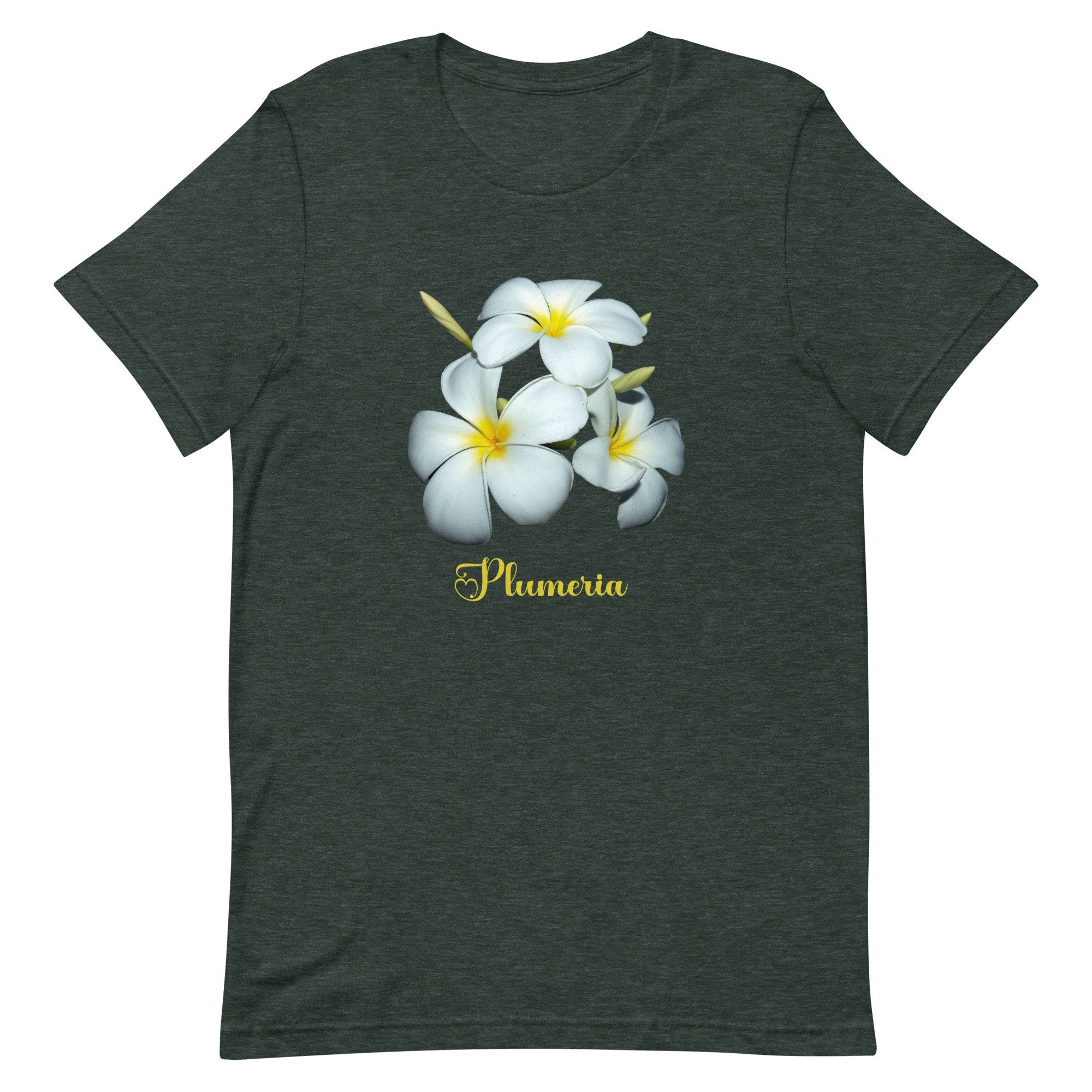 Plumeria Flower Shirt: Hawaiian Tropical Design