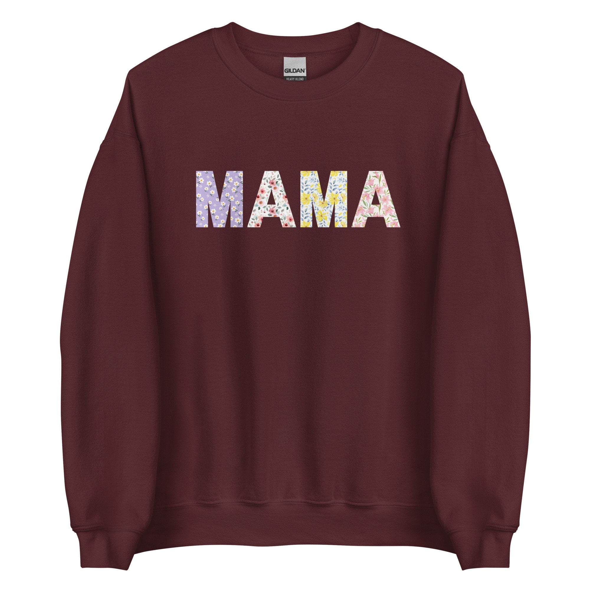 Floral MAMA Sweatshirt: Cottagecore Mom Gift