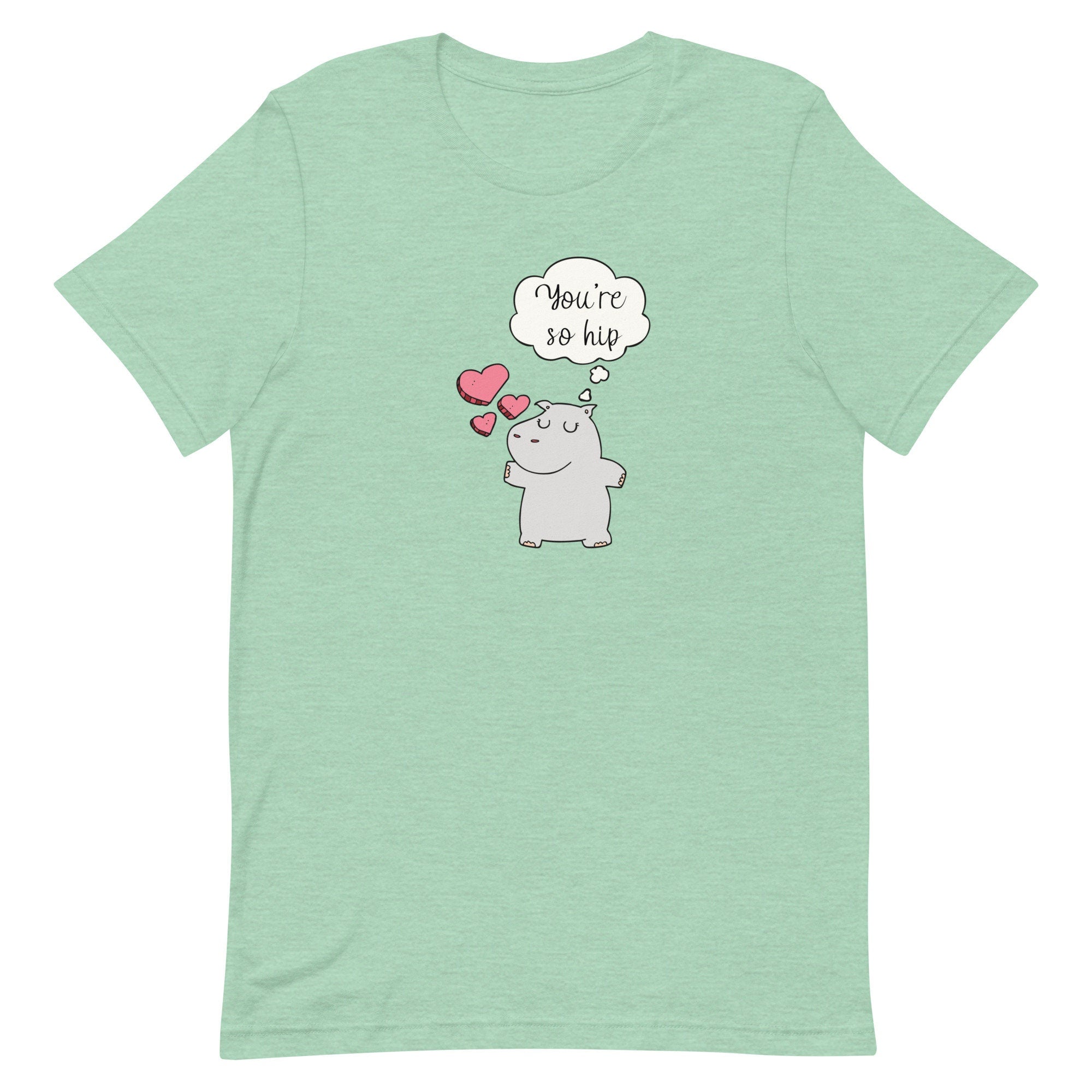 Hippo Shirt, Gift for Hippo lover, Hippo love shirt, Hip Tee Hippo t-shirt