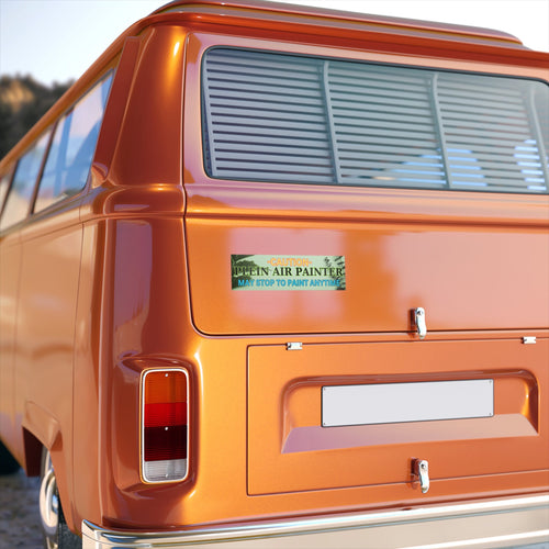 Artist Bumper Stickers, Plein Air Painter bumper sticker, gift for painters, gift for artists, gift for Plein Air Painters