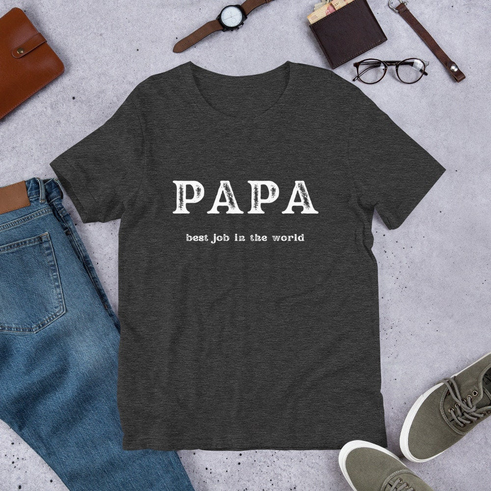 PAPA Shirt, PAPA t-shirt, gift for Dad, shirt for Grandpa, gift for Papa, Bella Canvas t-shirt for Papa, PAPA tee, gift for Father