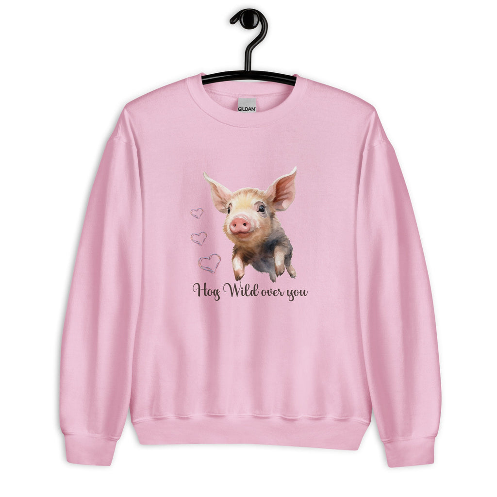 Cute Pig Shirt, Pig Valentines Day Sweatshirt, Pig Sweater, Cute pig hoodie, gift for pig lover, Cute Pig Sweatshirt, Valentines Day shirt