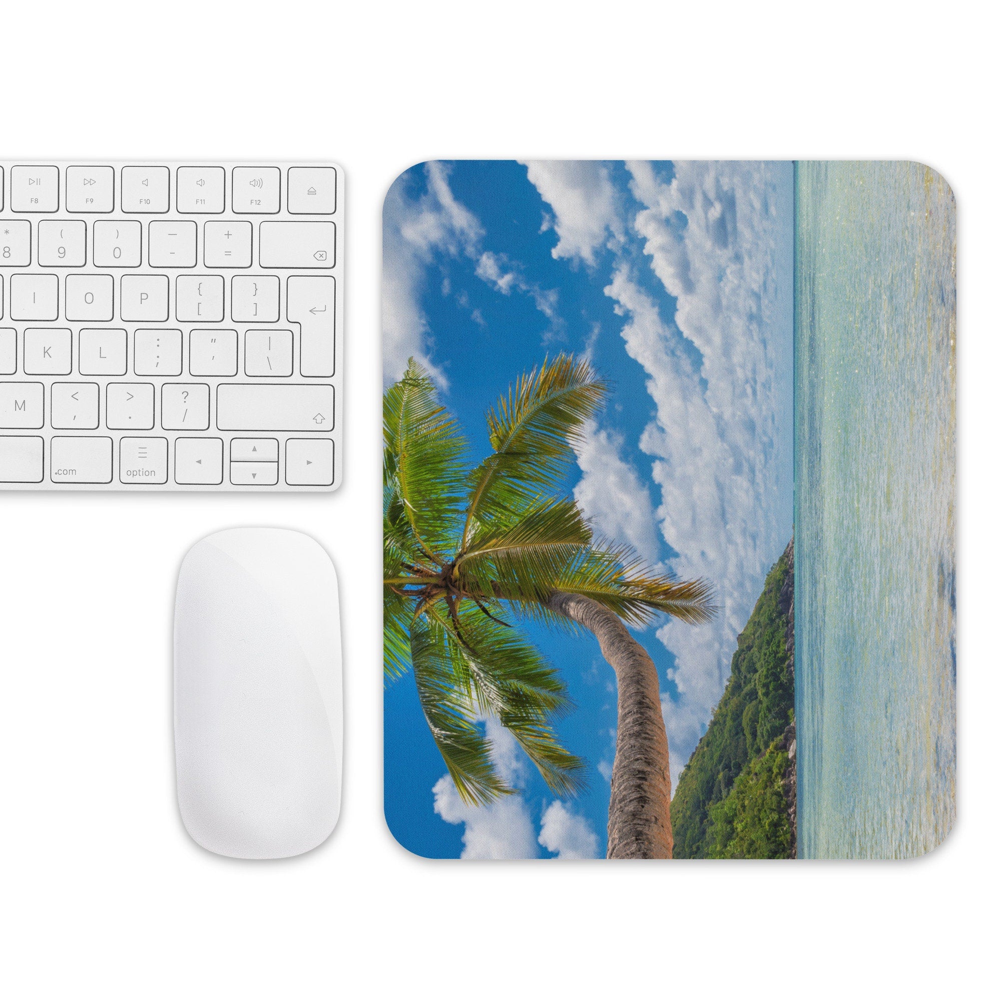 Hawaii mouse pad, Tropical beach mouse pad, ocean scene mouse pad, Beachy mouse pad