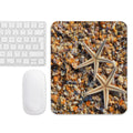 Seashells Mouse pad, Starfish mouse pad, Mouse pad with shells, beach mouse pad, gift for beach lover, gift for ocean lover